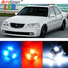 9 x Premium Xenon White LED Lights Interior Package kit Acura RL 1999-2004 +Tool