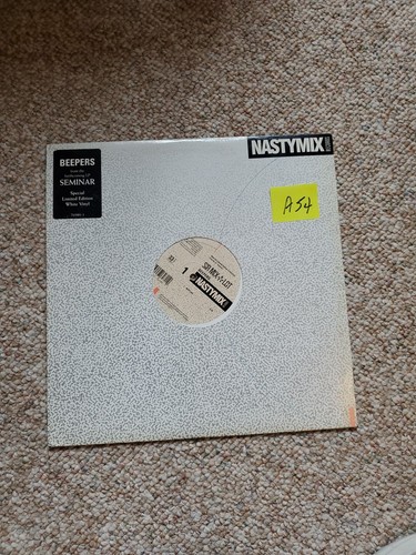 Sir Mix-A-Lot Beepers Vinyl Record Hip Hop Rap White Vinyl Nastymix 12" Lot A54