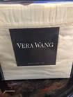 NEW VERA WANG 4 PIECE QUEEN SHEET SET 100% COTTON W/LACE INSERT 300 THREAD