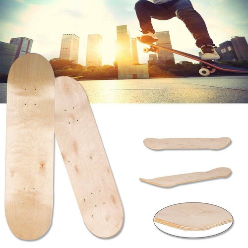 1/5/10X Wood Skate Decks Board DIY Concave Blank Maple Skateboards 20*80cm UK - Picture 4 of 15