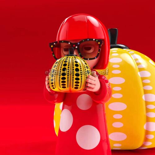 Yayoi Kusama Popcorn Pumpkin Art Sculpture Figure Doll Toy Home Decor Den 1/2 - Picture 18 of 26