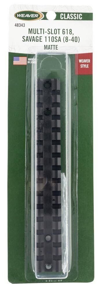 Hunting Scope Mount Multi Slot Savage 110 SA 8-40 Black