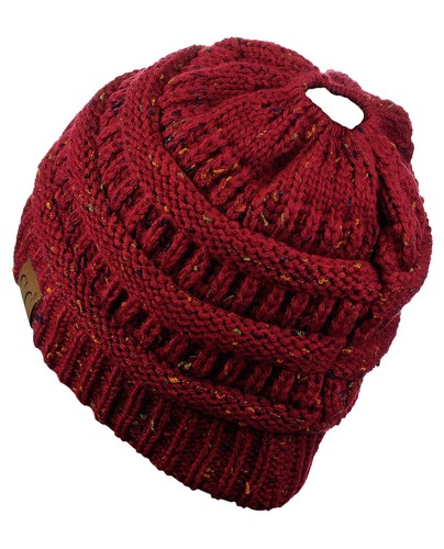 CC Beanie Tail CONFETTI Soft Stretch Zopfmuster Messy High Bun Pferdeschwanz Beanie - Bild 81 von 142