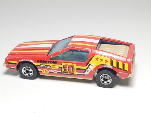 Vintage 1979 Hot Wheels Blackwall 10 Goodyear Delorean Turismo Red Malaysia - Picture 5 of 8