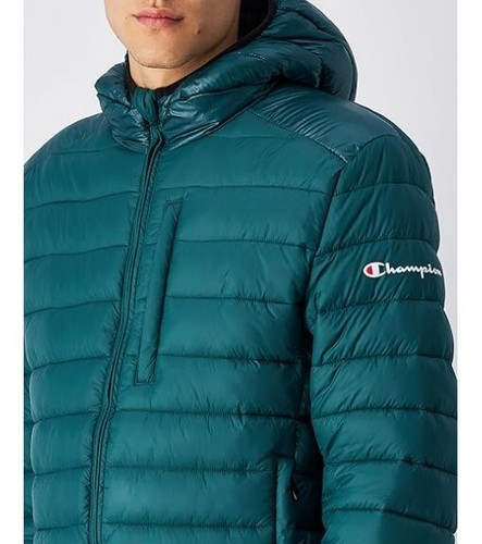 CHAMPION PIUMINO UOMO art. 220340 - VERDE e NERO - Bild 2 von 10