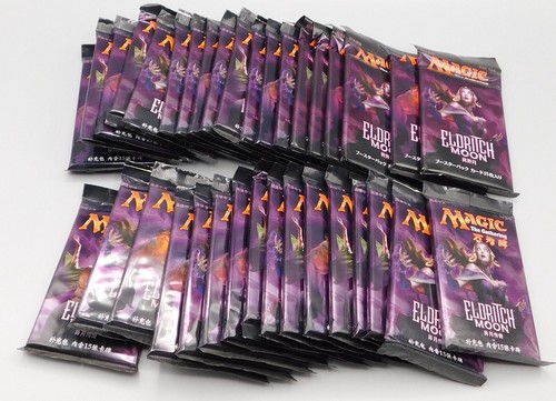 Lot of 35 Booster Packs of ELDRITCH MOON Chinese & Japanese Magic The Gathering
