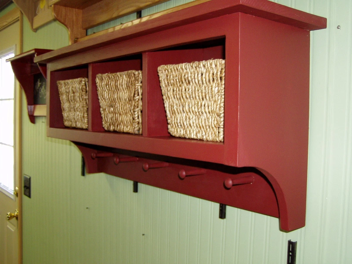 Cubby coat hook and storage unit outlet