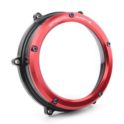 Racing Clear Clutch Cover&Spring Retainer kit for Ducati Panigale V4 S 2018-2023 - Picture 9 of 22