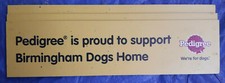 MODERN ART Birmingham Dogs Home Old Sign Pedigree Support BADGE 70cm x 18cm