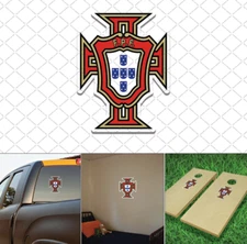 Portugal Soccer Sticker Decal Futbol Futebol National Team Bumper Truck Vinyl