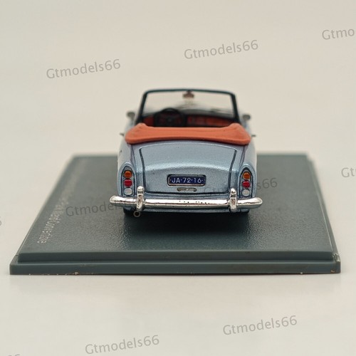 1/87 NEO Bentley SIII Continental Mulliner Park Ward Convertible Blue Resin Car - Picture 5 of 6