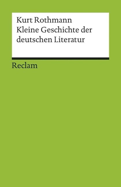 Thumbnail - Kleine Geschichte Der Deutschen Literatur | Buch | 9783150176856