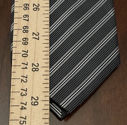 Stafford Gray 100% Polyester Men’s Neck Tie Made In China - Picture 5 of 9