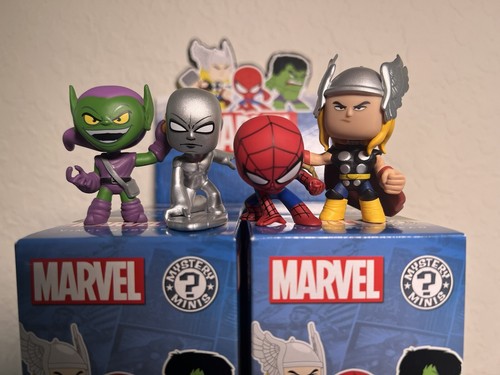 Funko Pop Marvel Orignals Mystery Minis Opened Case 13 Vinyl Figures Spider Man - Picture 2 of 21