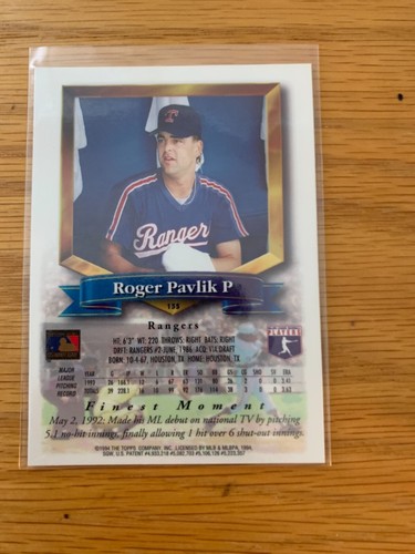 1994 TOPPS FINEST BASEBALL SERIES 1 1-220 PICK A CARD COMPLETE YOUR  SET 9/10/25 - Picture 293 of 419