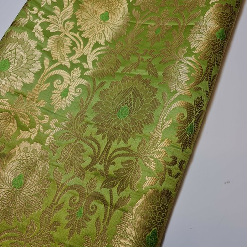 Brocade Ornamental Floral Gold Metallic Material Dress Craft Fabric 44" Meter - Picture 64 of 352