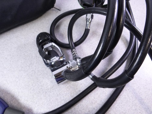 Tusa Scuba Dive 3 Gauge Complete Console Pressure SPG, Depth Imprex 1st 2nd stg - Picture 12 of 20