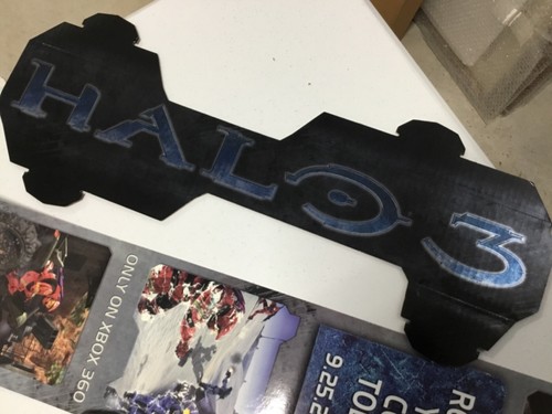 New in Box HALO 3 MASTER CHIEF STANDEE GAME STORE DISPLAY XBOX Life Size - Picture 8 of 12