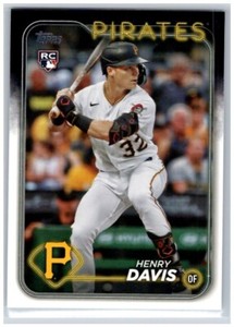 #295 Henry Davis Pittsburgh Pirates RC 2024 Topps 582 Montgomery Foil Parallel