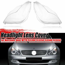 Paar Scheinwerfer Glas Streuscheibe L+R für Mercedes W219 CLS Klasse 2006-2011