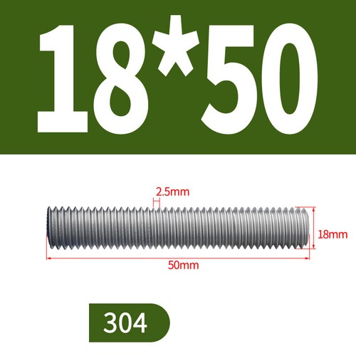 Gewindestange Gewindebolzen A2 Edelstahl V2A DIN 976 M3 Bis M20 Länge 16 - 300mm - Bild 225 von 258
