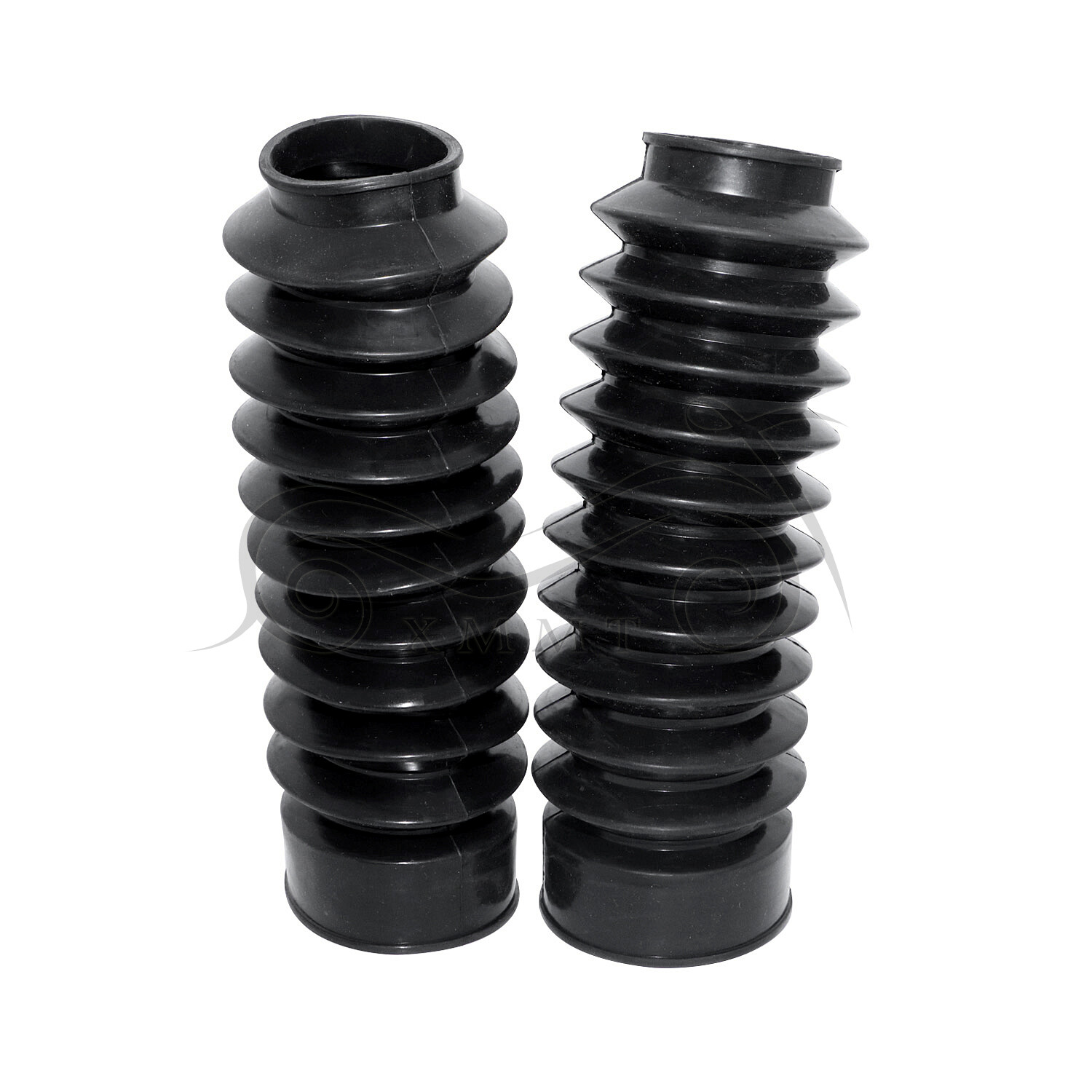 2X 49mm Fork Cover Gaiter Gator Boot For Harley Dyna Wide Glide FXDWG ...