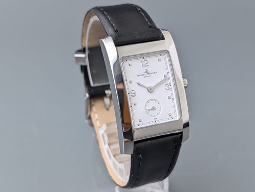 Orologio Uomo Baume & Mercier Hampton MV045063 Quadrante Bianco Quarzo Classico - Foto 4 di 17