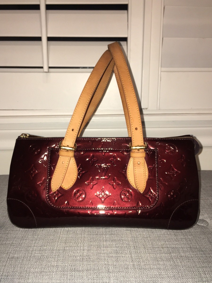 AUTH LOUIS VUITTON Rosewood Amarante Vernis FL2077 EXCELLENT