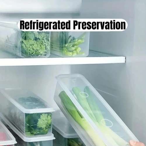 Cajas de almacenamiento para refrigerador con tapa 1/4 un. - Contenedores frescos para huevos, verduras - Imagen 2 de 25