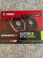 MSI NVIDIA GeForce GTX 1050 TI 4GB GDDR5 Graphics Card