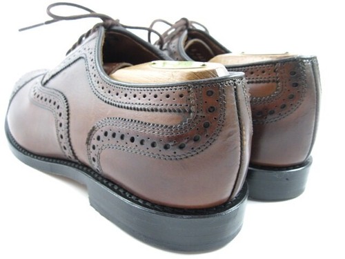 NEW Allen Edmonds "STRAND" Leather Dress Cap-Toe Oxfords 8 E Dark Chili(580N) - Picture 6 of 12