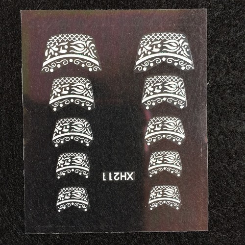 France Tip Design Nail Sticker , 3D Nail Art Sticker Decals ( 59 ) - Picture 2 of 4
