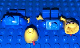 LEGO Bikini Bottom Ice Cream Vendor Minifigure Spongebob 3816 bob029 Glove World