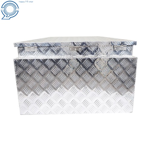 29"X15"X18" Aluminum Tool Box Trailer Tongue Box Camper Storage w/Lock & Keys - Picture 9 of 13