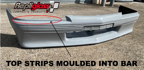 FRONT BUMPER BAR suitable for COMMODORE VK GROUP A ONE PIECE JOINED TOGETHER - Picture 2 of 8
