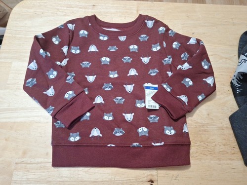 2 New Boys Size 24 Month Sweatshirts By Garanimals - Picture 3 of 3