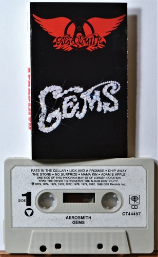 Cassette Aerosmith Gems TESTED Original Paper Label EX TAPE NICE COPY -Coupons - Picture 4 of 5