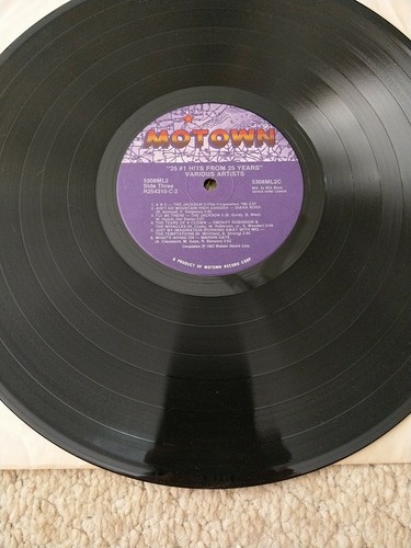 Motown 25 #1 HITS FROM 25 YEARS  2-LP Set 1985 Release Motown Records  - Picture 10 of 10