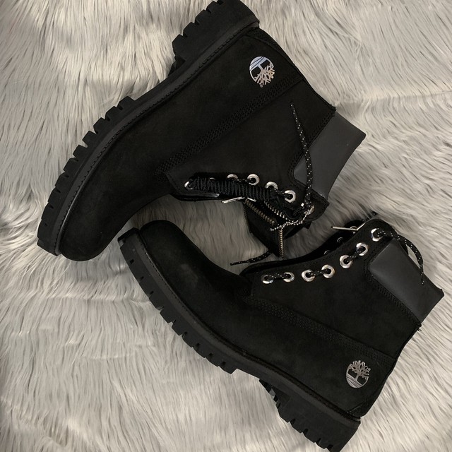 black and gold champion timberlands
