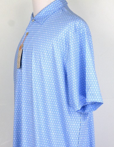Peter Millar Crown Sport Polo Shirt Graphic Short Sleeve S,M,L,XL - Picture 35 of 47