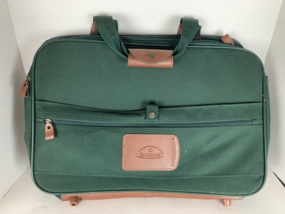 forest green luggage