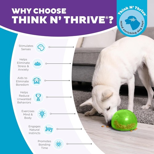 Outward Hound Snoop Interactive Treat Dispensing Dog Toy, Large, Green… - Picture 7 of 7