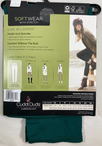 NWT Women's Cuddl Duds Softwear with Stretch Legging assorted sizes & colors - Picture 17 of 17