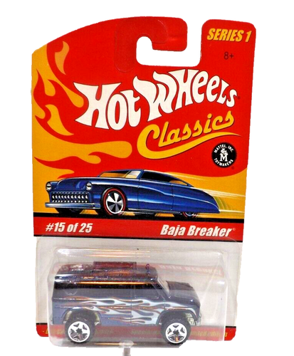 Hot Wheels Classics Series 1 Black Spectreflame Baja Breaker Van 2004