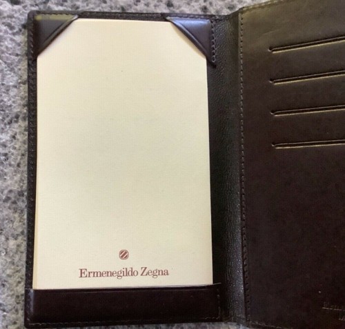 SOPORTE PARA TARJETA ERMENEGILDO ZEGNA con Bloc de notas integrado NUEVO EN CAJA - Imagen 6 de 6