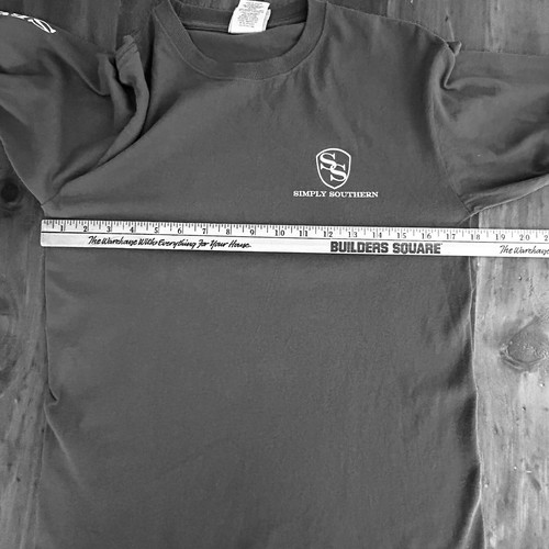 SIMPLY SOUTHERN Langarm T-Shirt S 2 Stück Ziege Koralle Patriotisch Krabbe Flagge - Bild 18 von 18