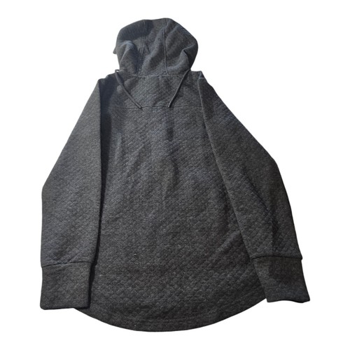 Avalanche Women's S Full Zip Up Quilted Hoodie Sweatshirt Outdoor Dark Grey - Picture 8 of 8