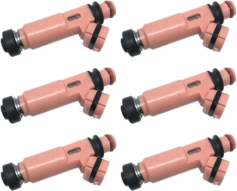 Set of 6 Fuel Injectors Fit For Toyota CAMRY 2002-2006 3.0L V6 2004-2006 3.3L V6 Foto 4 de 4