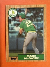 1987 Topps #366 Mark McGwire Oakland Athletics A's MLB Rookie RC