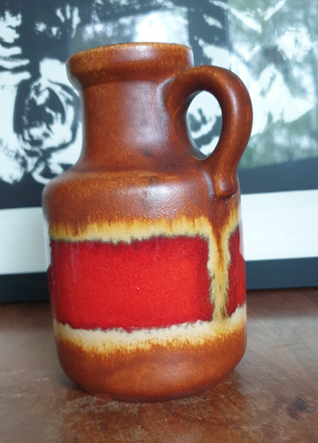 Konvolut 2 - 3 x FAT LAVA Keramik Vase Krug SCHEURICH 414-16 vintage midcentury - Bild 6 von 23